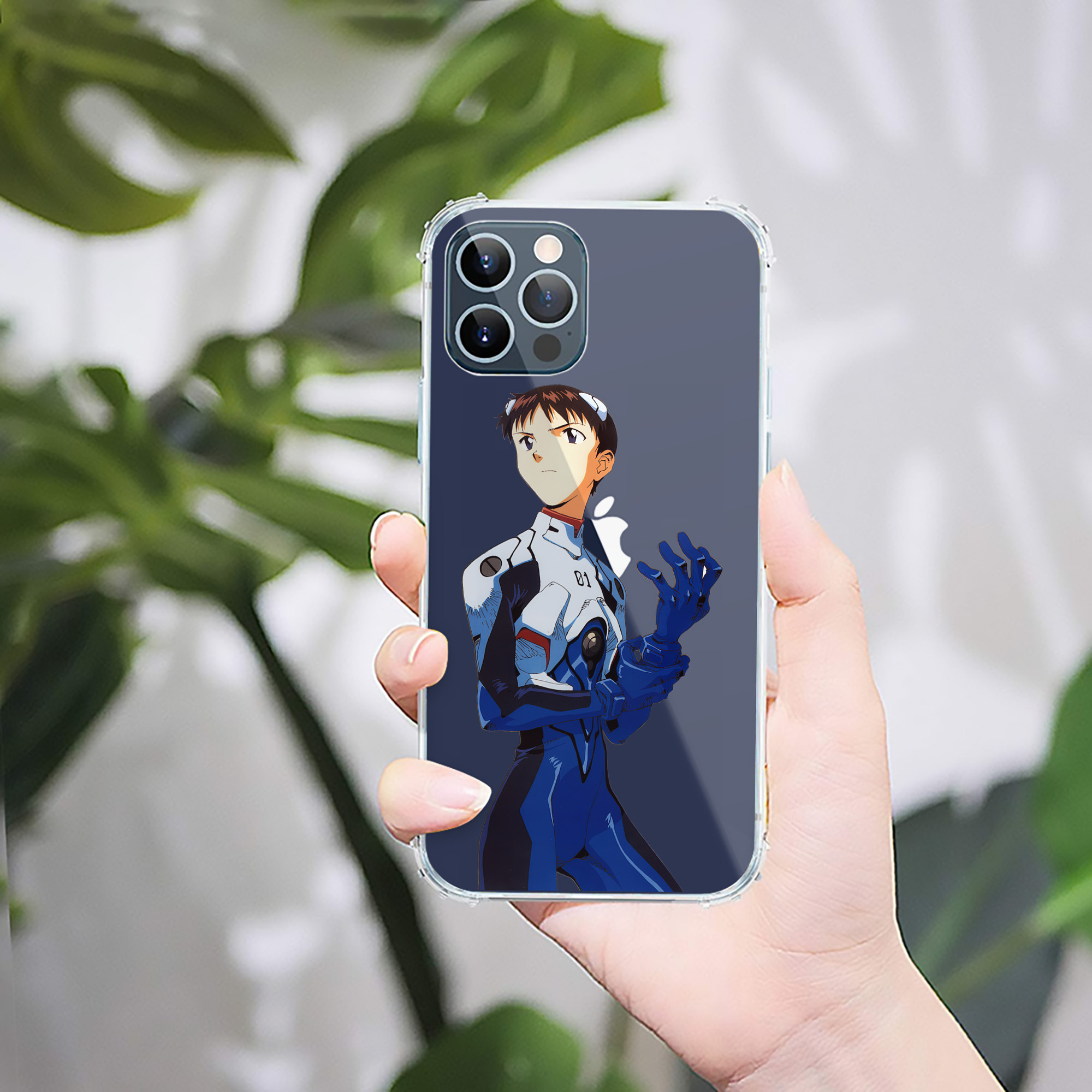 （画像用） EVA 新世紀エヴァンゲリオン 【iPhone 12シリーズ対応】透明スマホケース（クリアソフトケース）